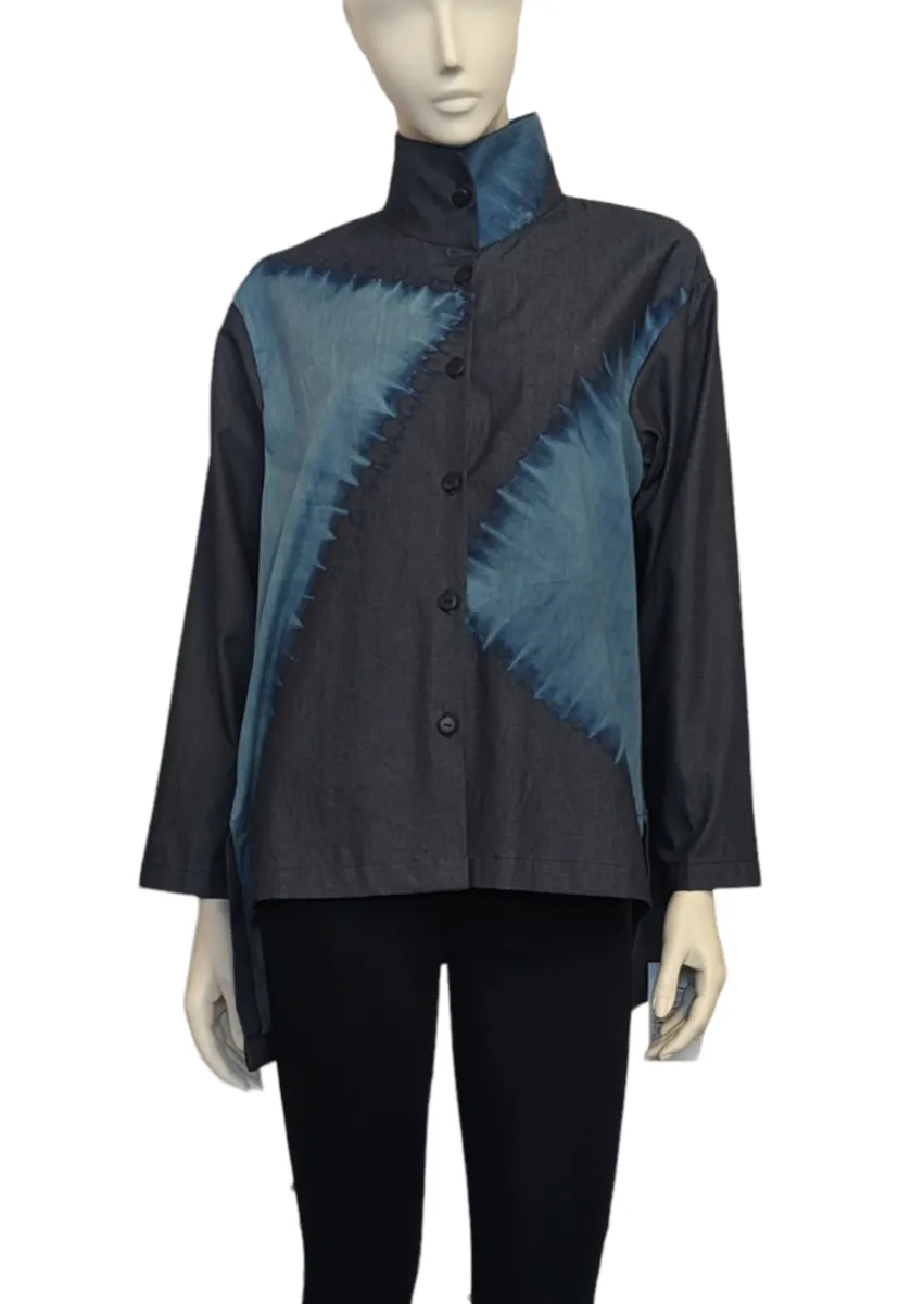 Indigo Shoji Blouse