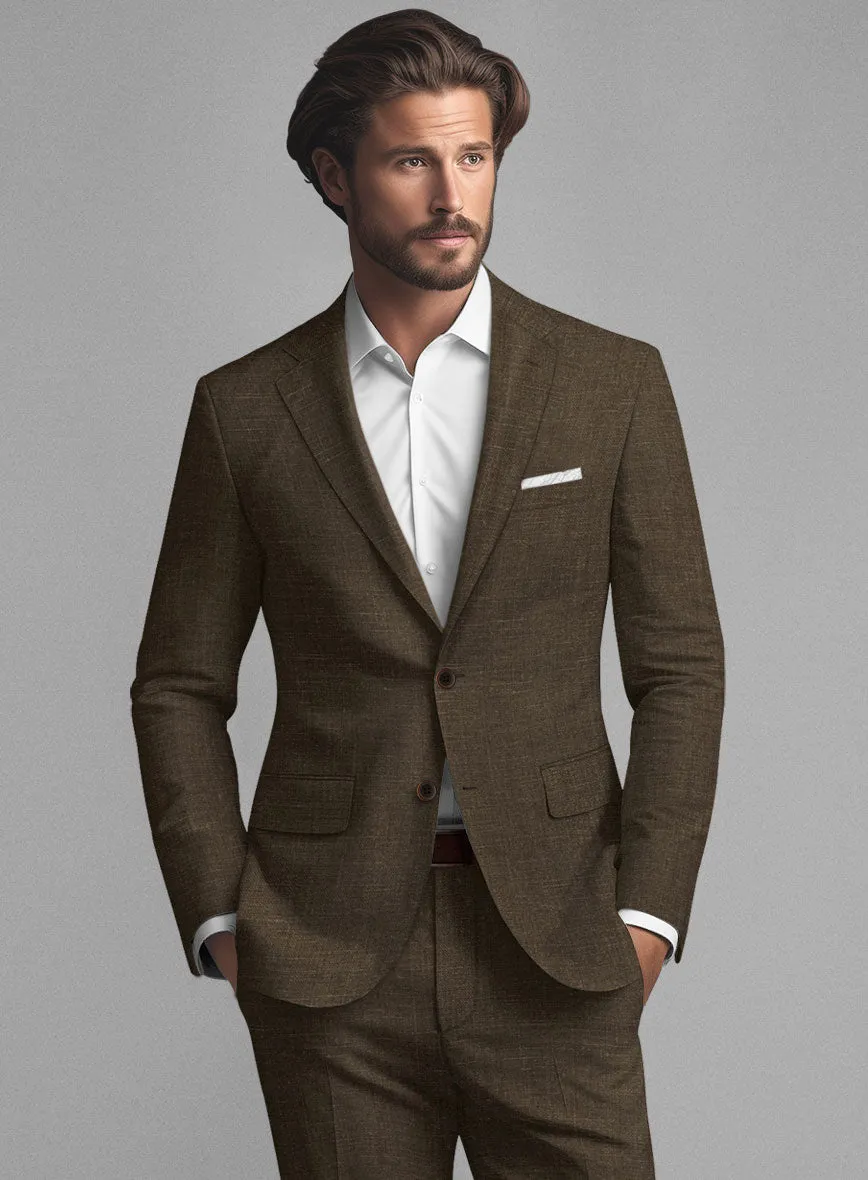 Italian Brown Linen Jacket
