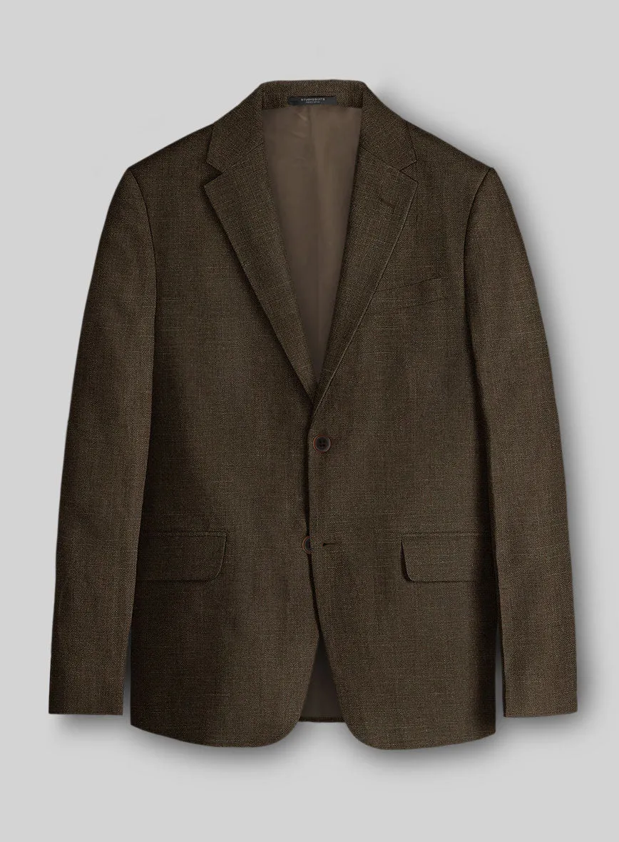 Italian Brown Linen Jacket