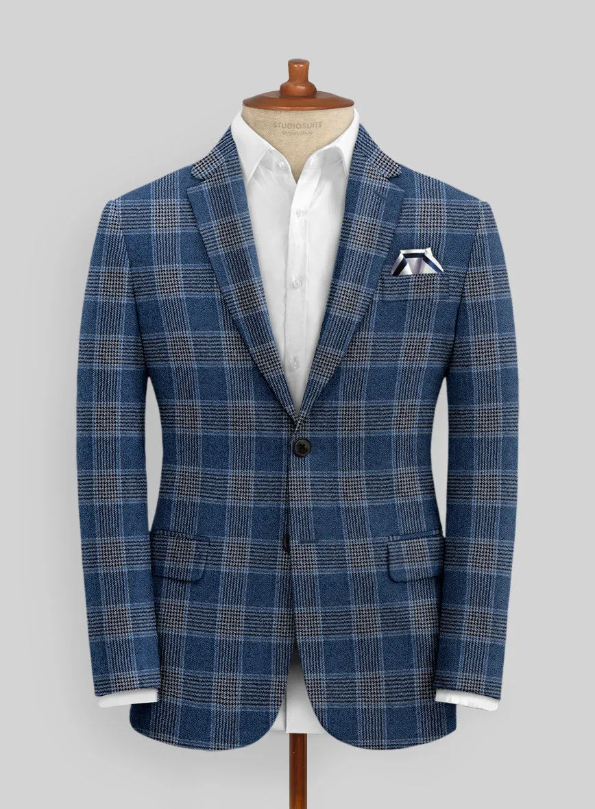 Italian Vincenzo Check Tweed Jacket