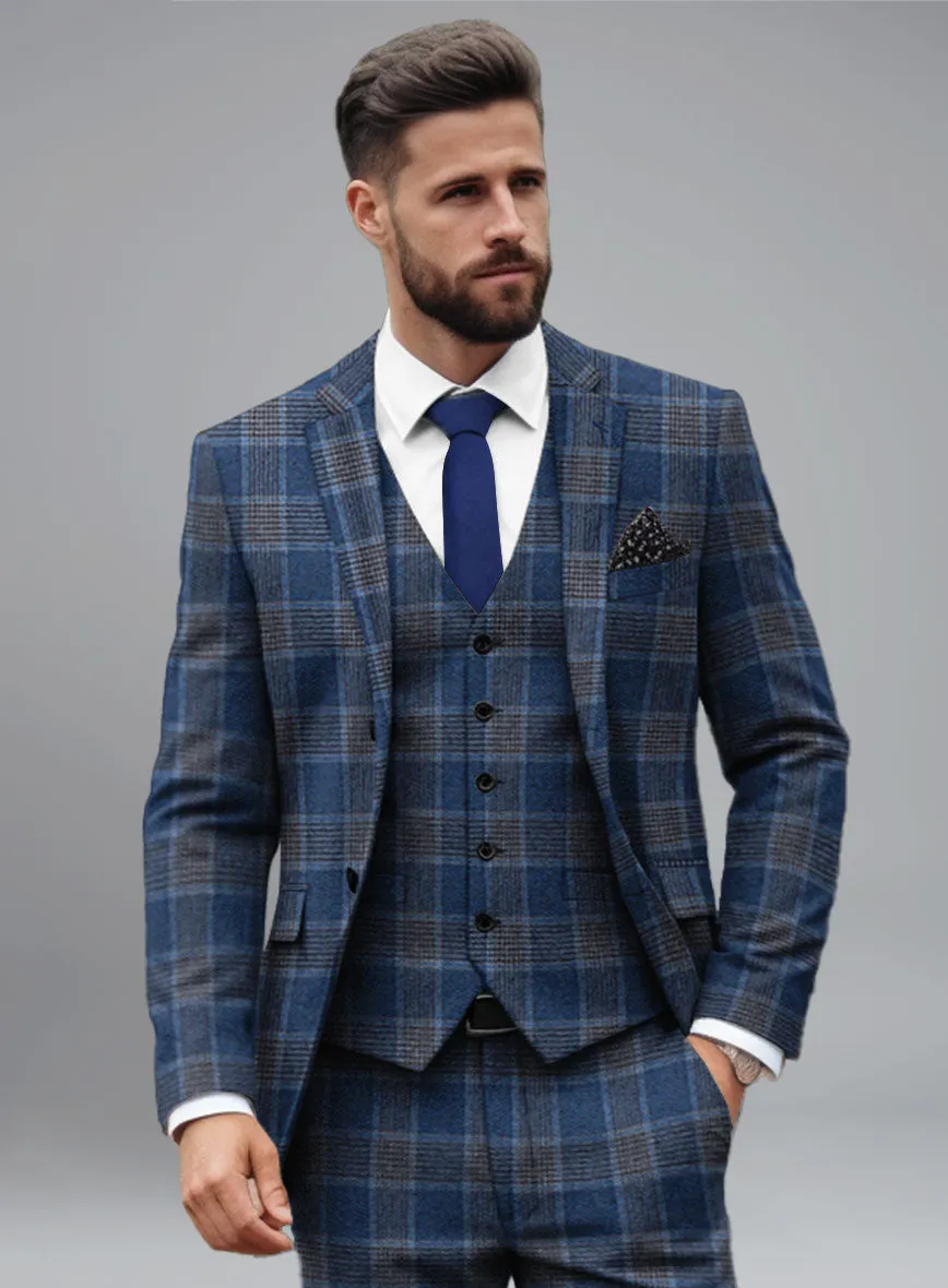 Italian Vincenzo Check Tweed Jacket