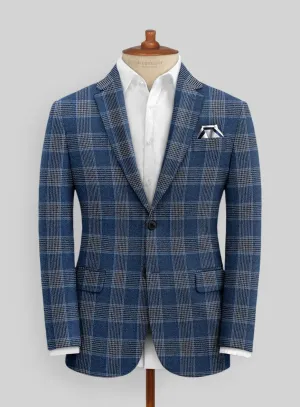 Italian Vincenzo Check Tweed Jacket