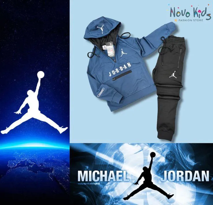 Jordan Sport Suit 2-Piece Set: Sweater and Pants - Kids/Teen Boys (2PCs)