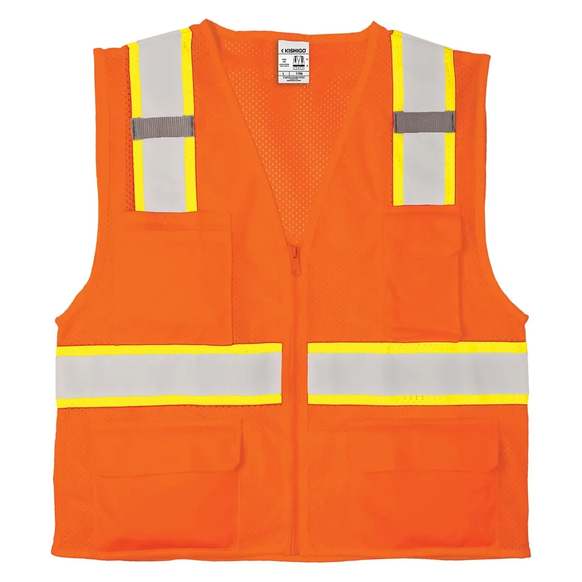 Kishigo Ultra-Cool Mesh 6-Pocket Safety Vest