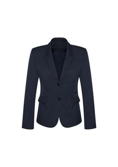 Ladies 2 Button Mid Length Jacket 60119