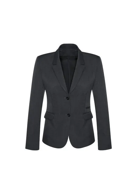 Ladies 2 Button Mid Length Jacket 60119
