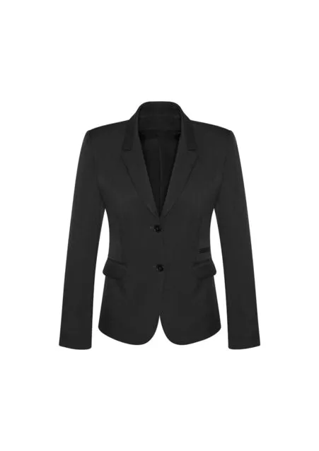 Ladies 2 Button Mid Length Jacket 60119