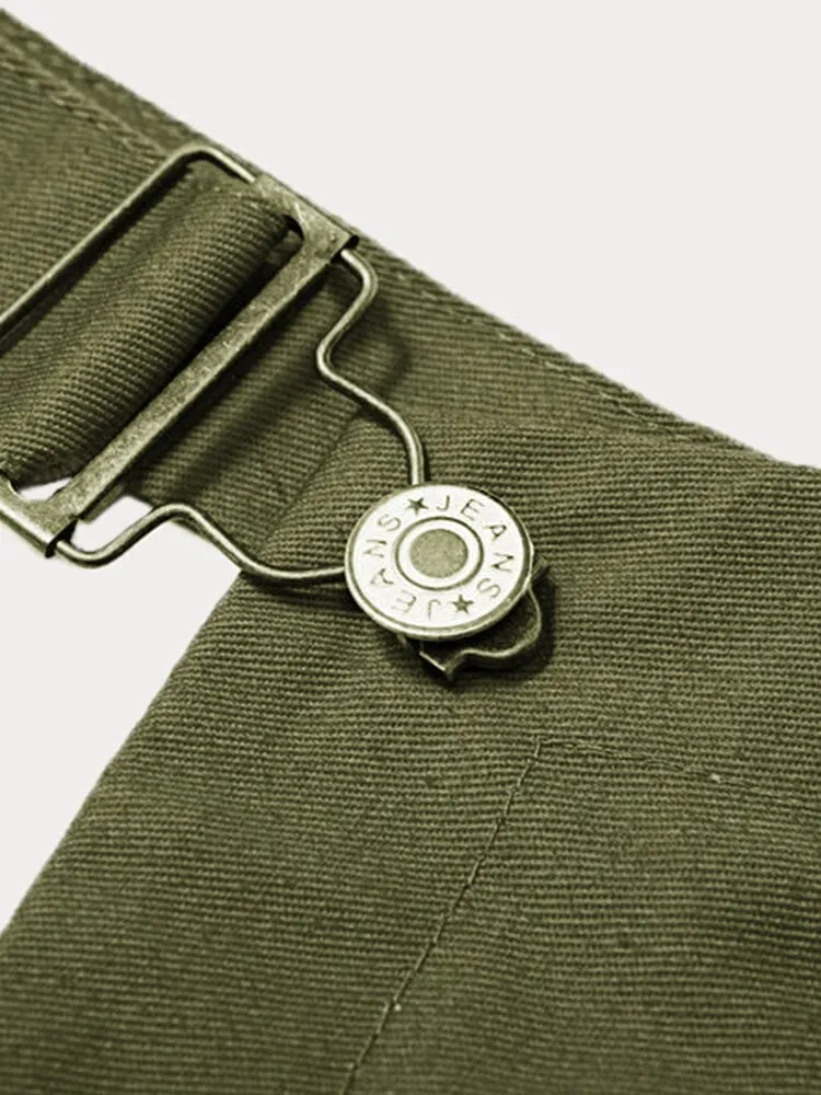 Loose Overalls Pants with Pockets