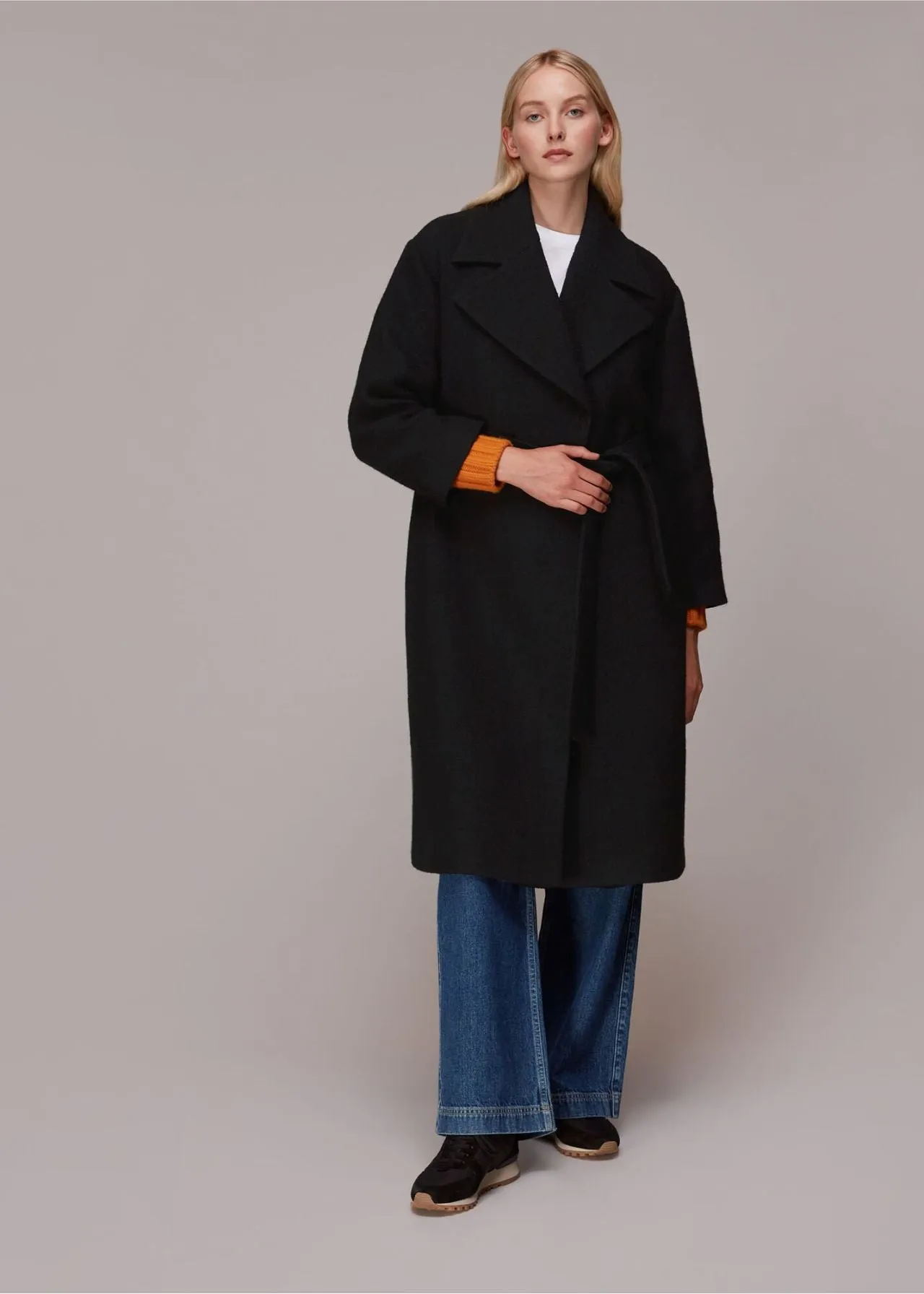 Lorna Wrap Wool Coat
