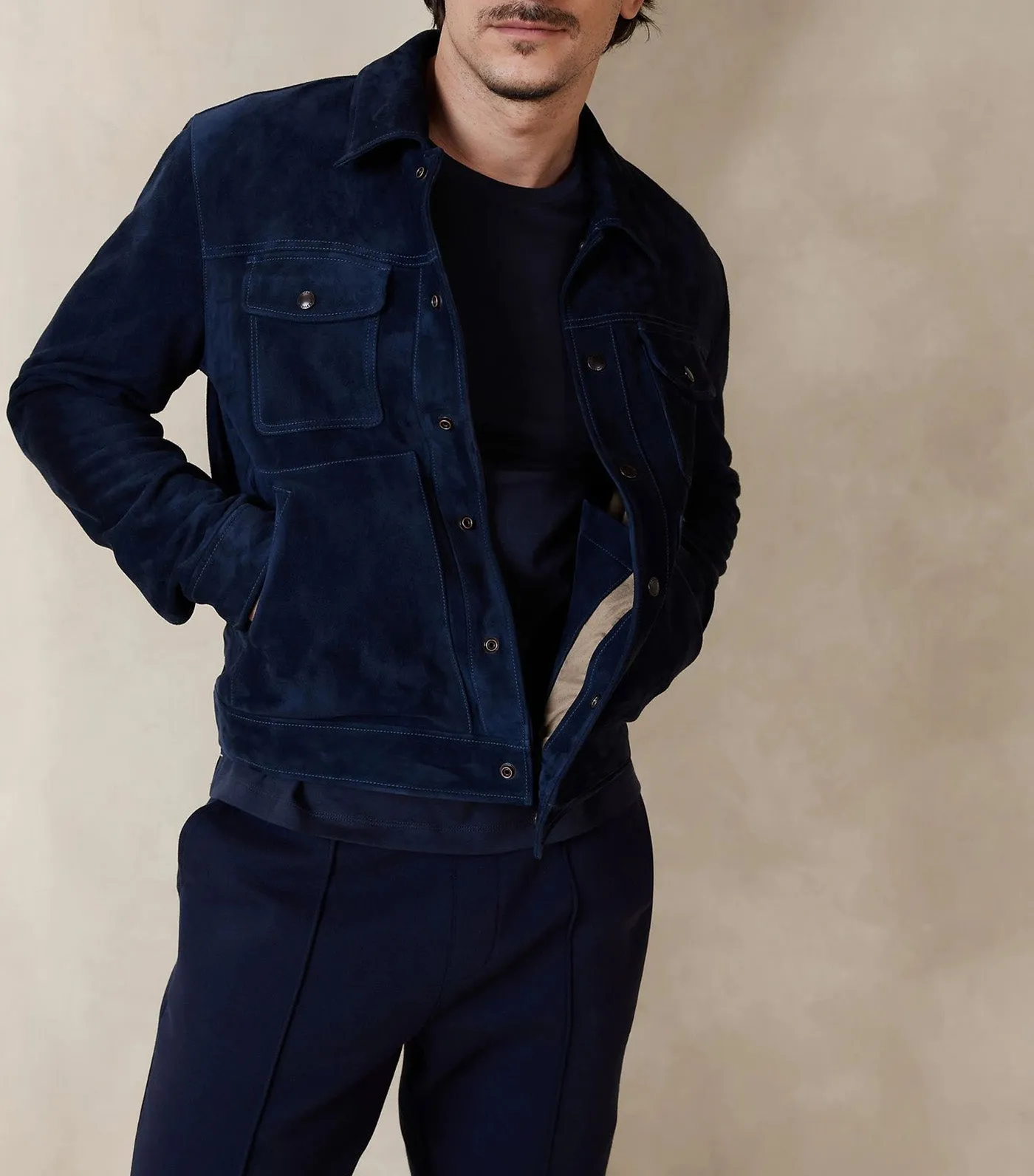 Luxury-Touch T-Shirt Navy
