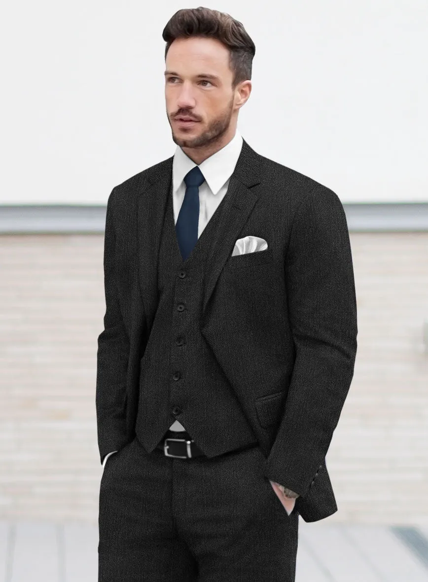 Marco Stretch Dark Charcoal Wool Jacket