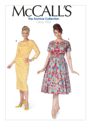 McCall's Pattern M7086 Misses'/Women's Dolman Sleeve Dresses