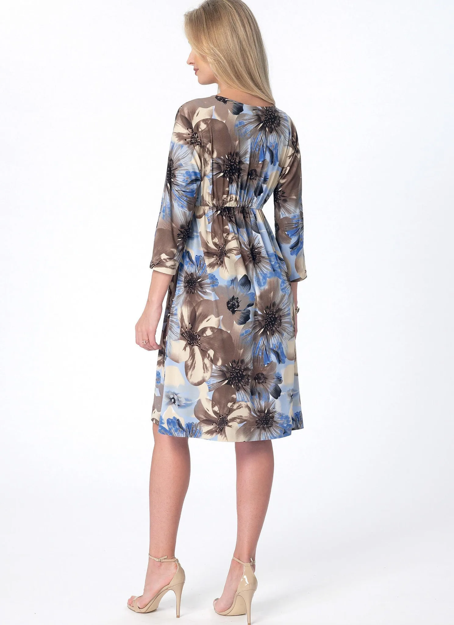McCall's Pattern M7353 Misses' Raised Elastic-Waist Top & Dresses