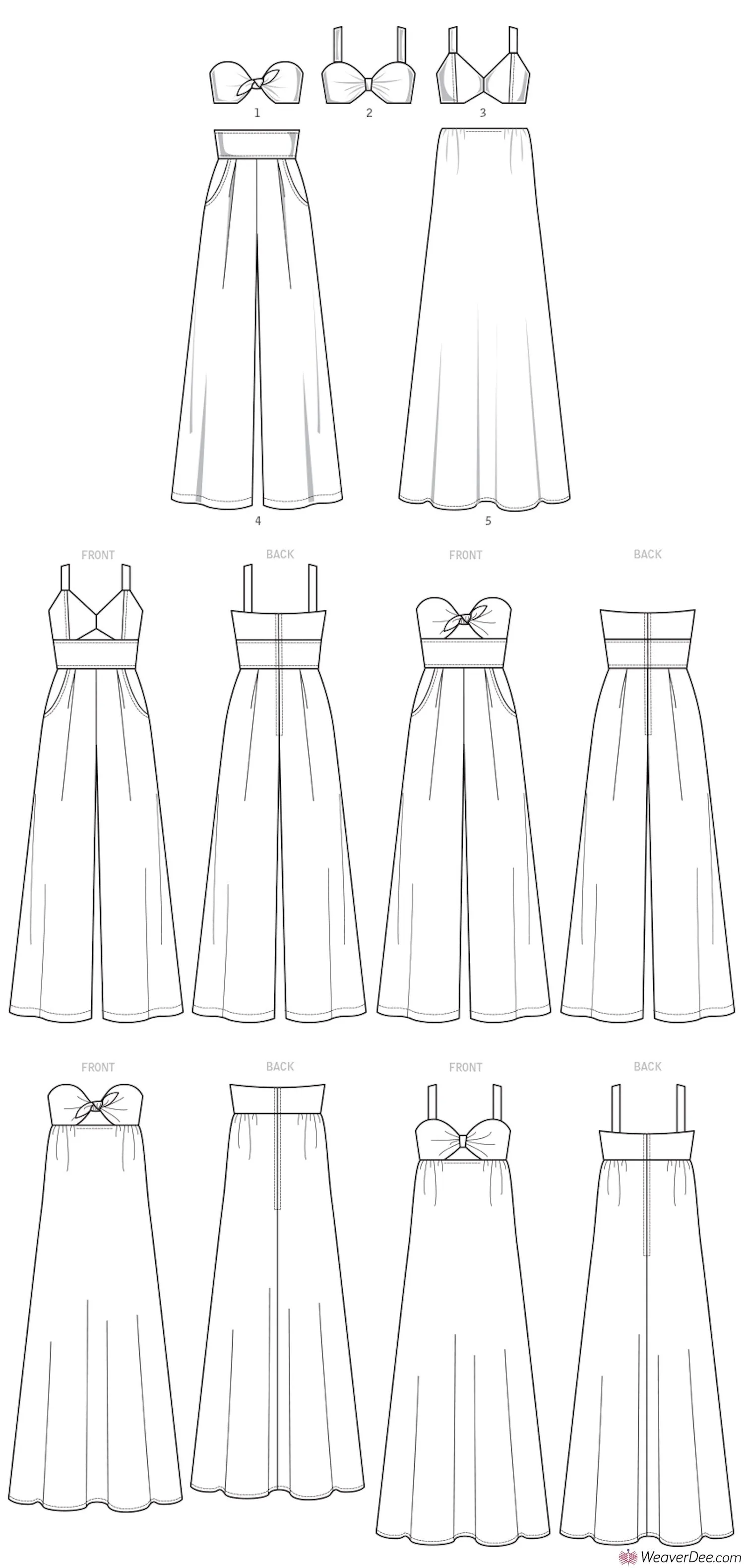 McCall's Pattern M7789 Misses' Dresses & Jumpsuits