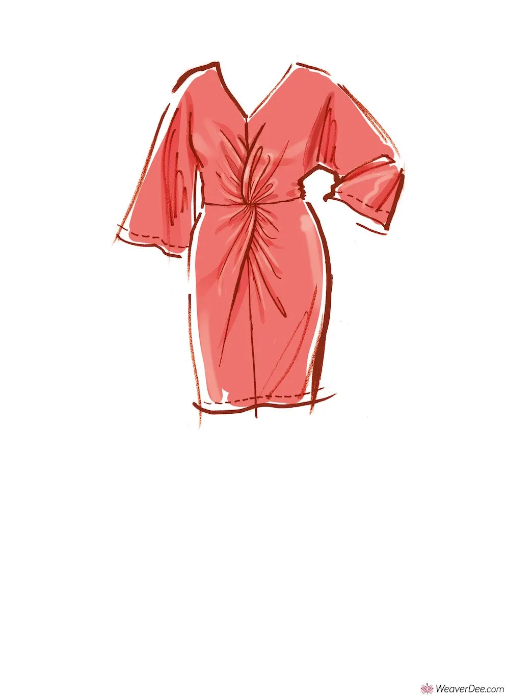 McCall's Pattern M8340 Women's Knit Dress