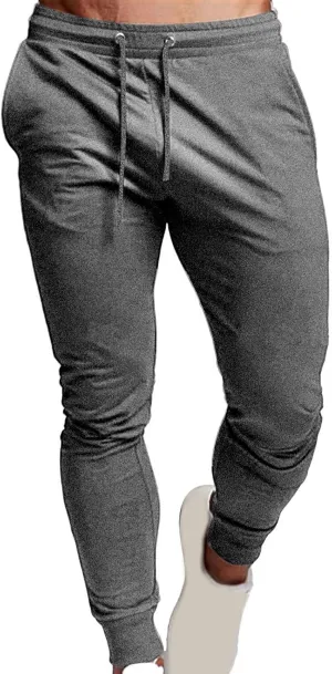 Mens Fashion Joggers Sweatpants Leg Spliced Solid Color Running Workout Trousers Running Straight Leg Pants Fall
