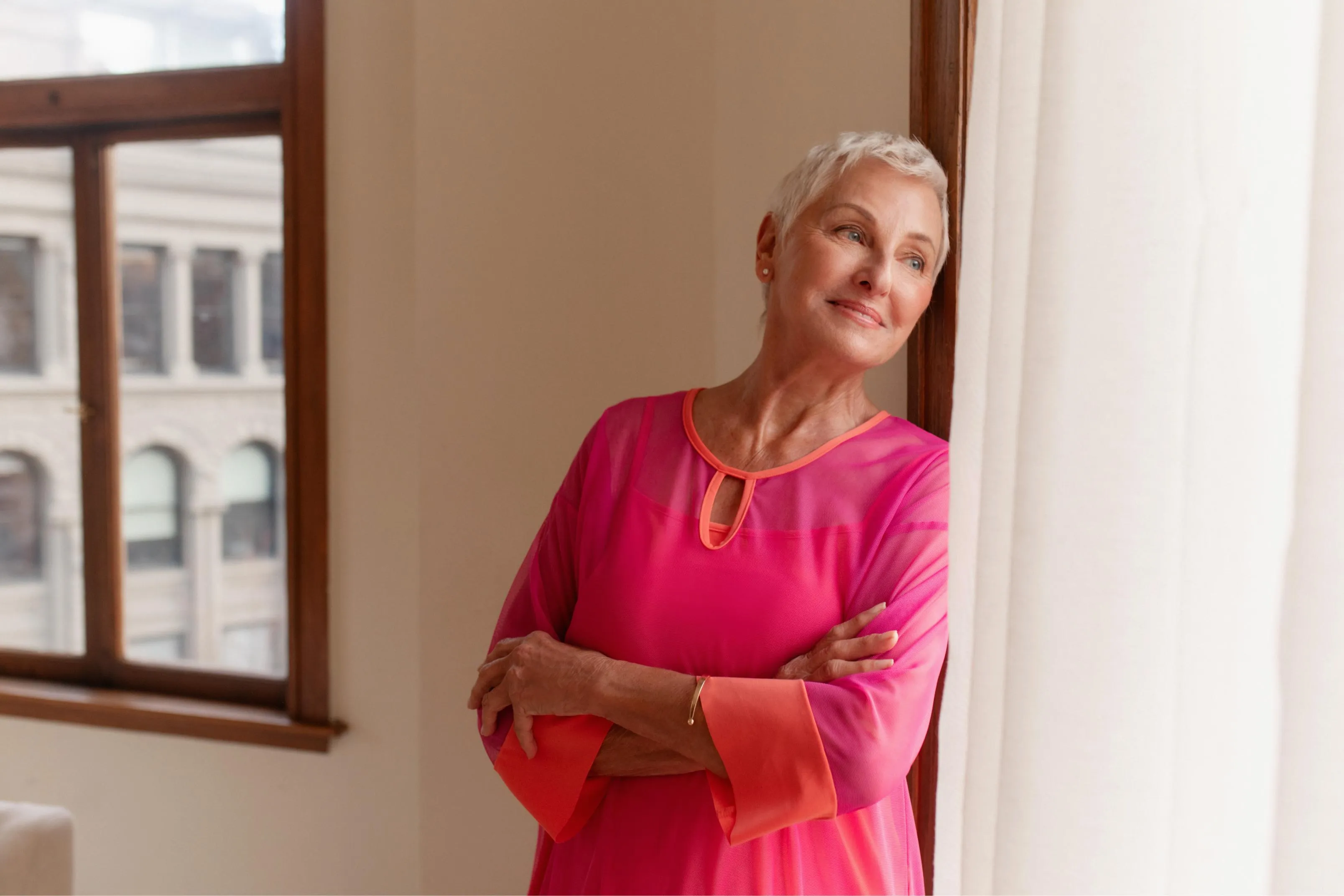 Mesh Keyhole Tunic