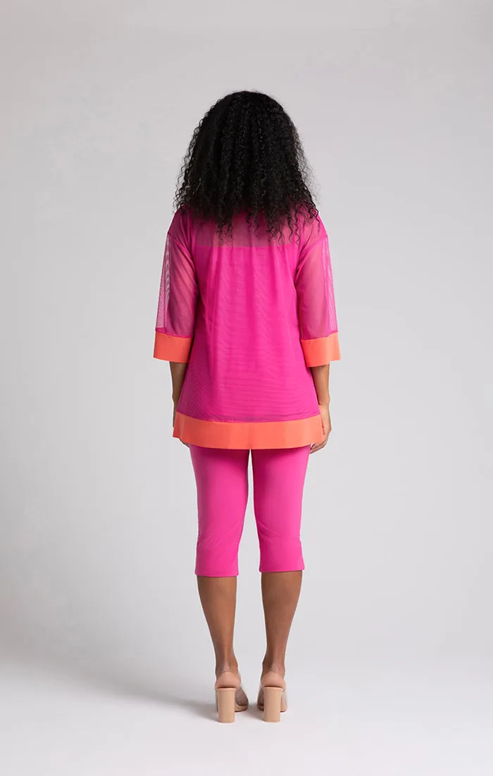 Mesh Keyhole Tunic