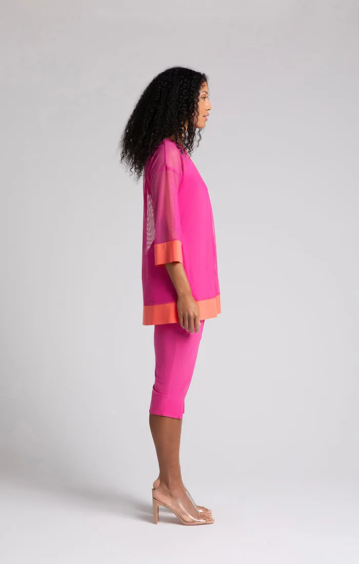 Mesh Keyhole Tunic