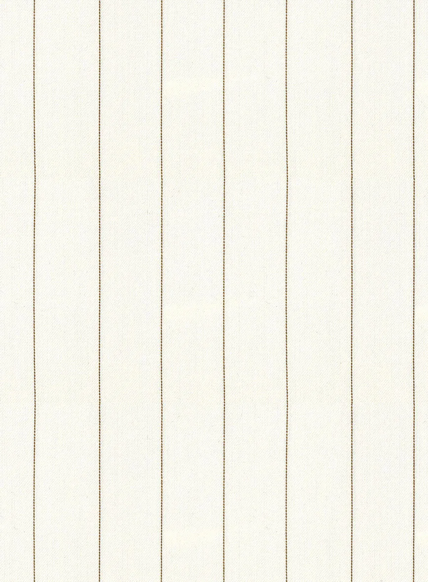 Napolean Tullio Stripe Ivory Wool Jacket