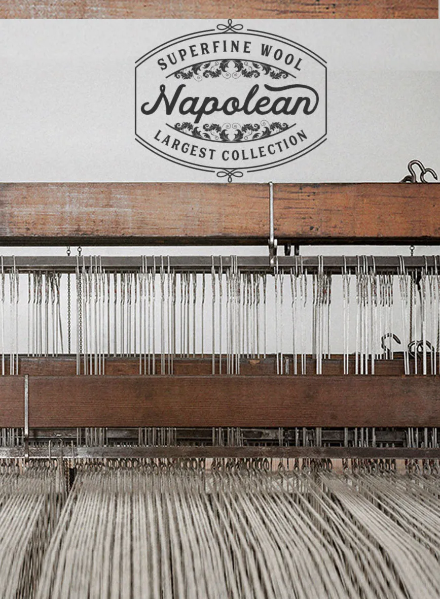 Napolean Tullio Stripe Ivory Wool Jacket
