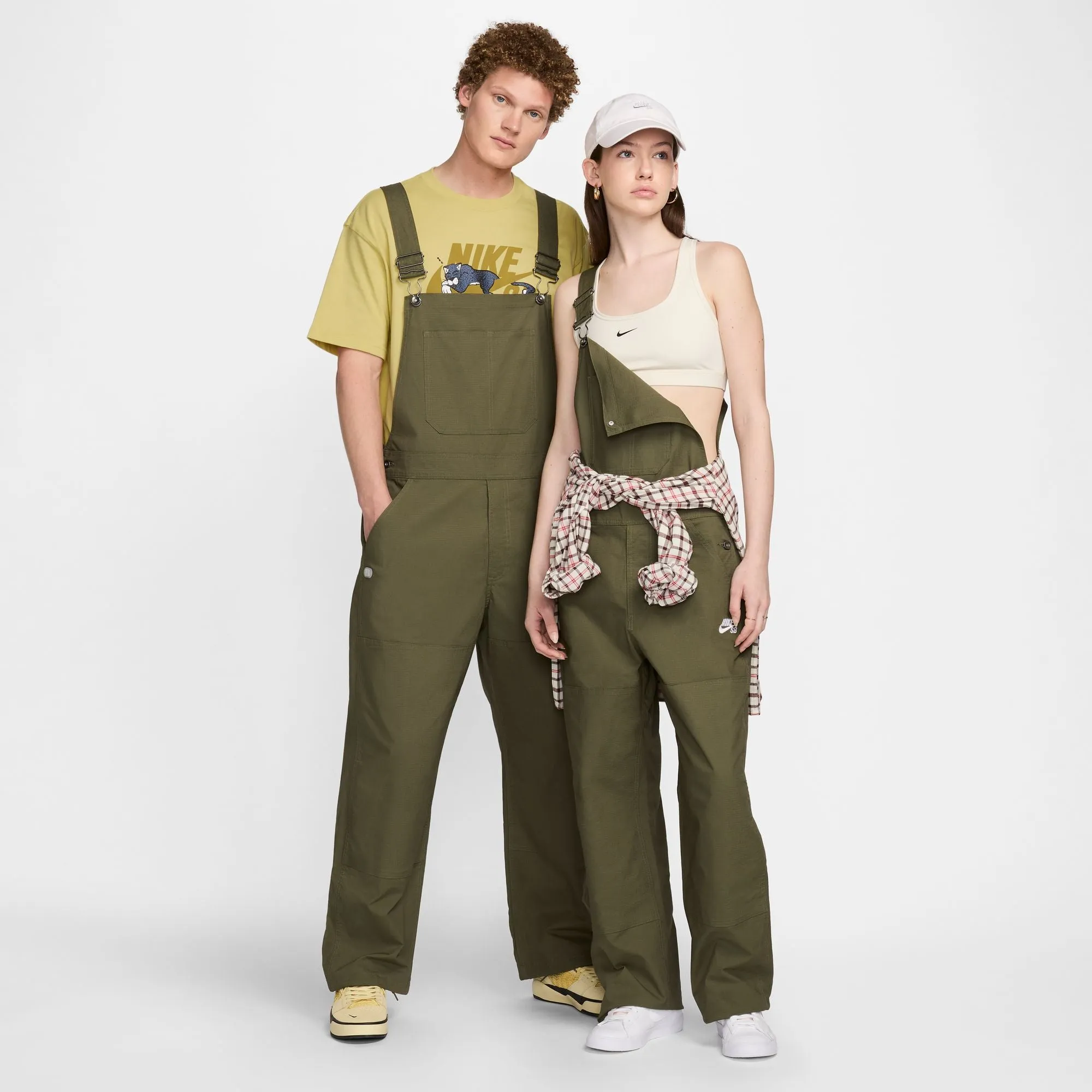 OLYMPIC BIB MEDIUM OLIVE / WHITE