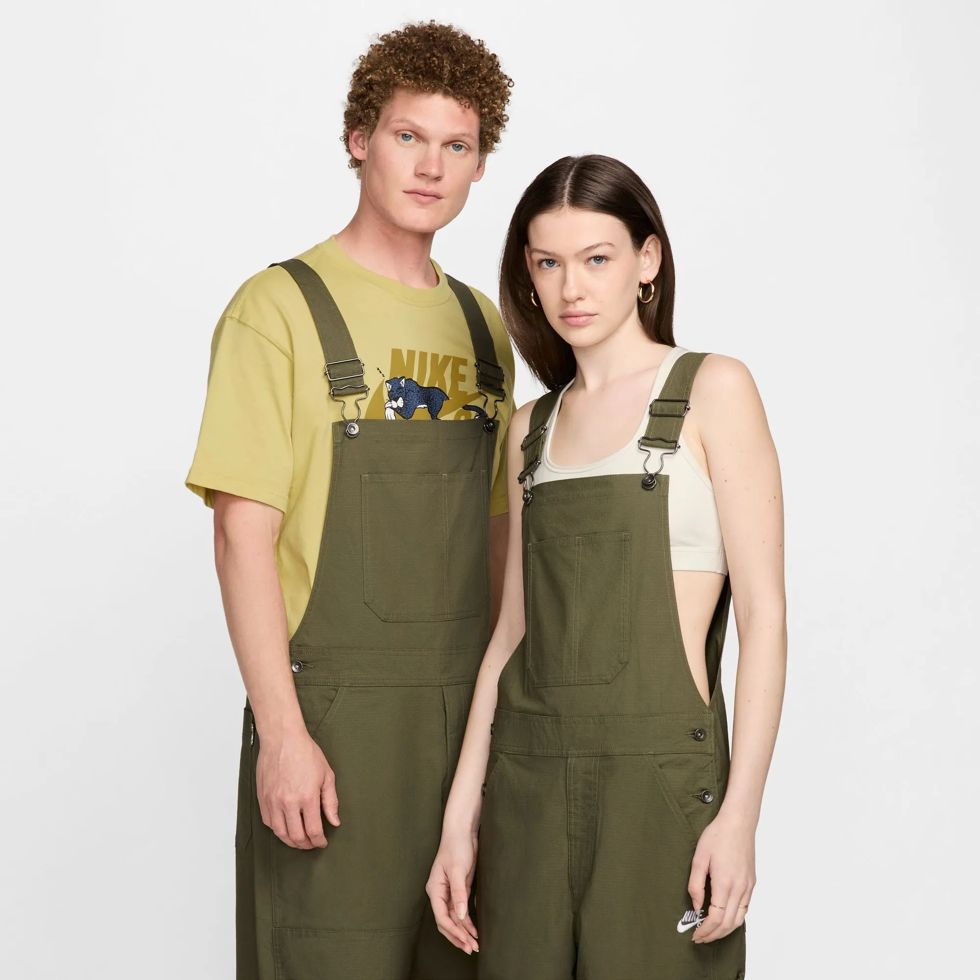 OLYMPIC BIB MEDIUM OLIVE / WHITE