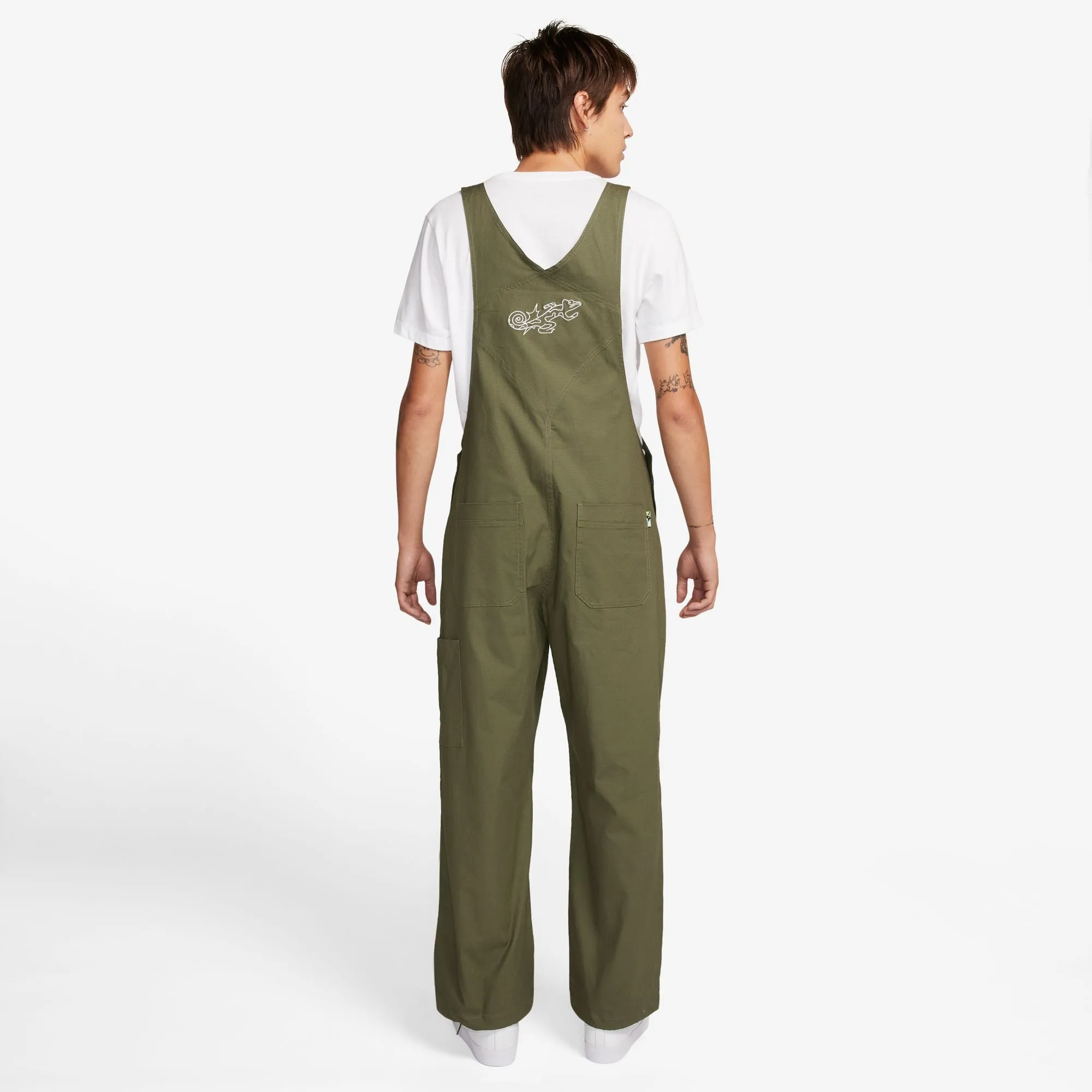 OLYMPIC BIB MEDIUM OLIVE / WHITE