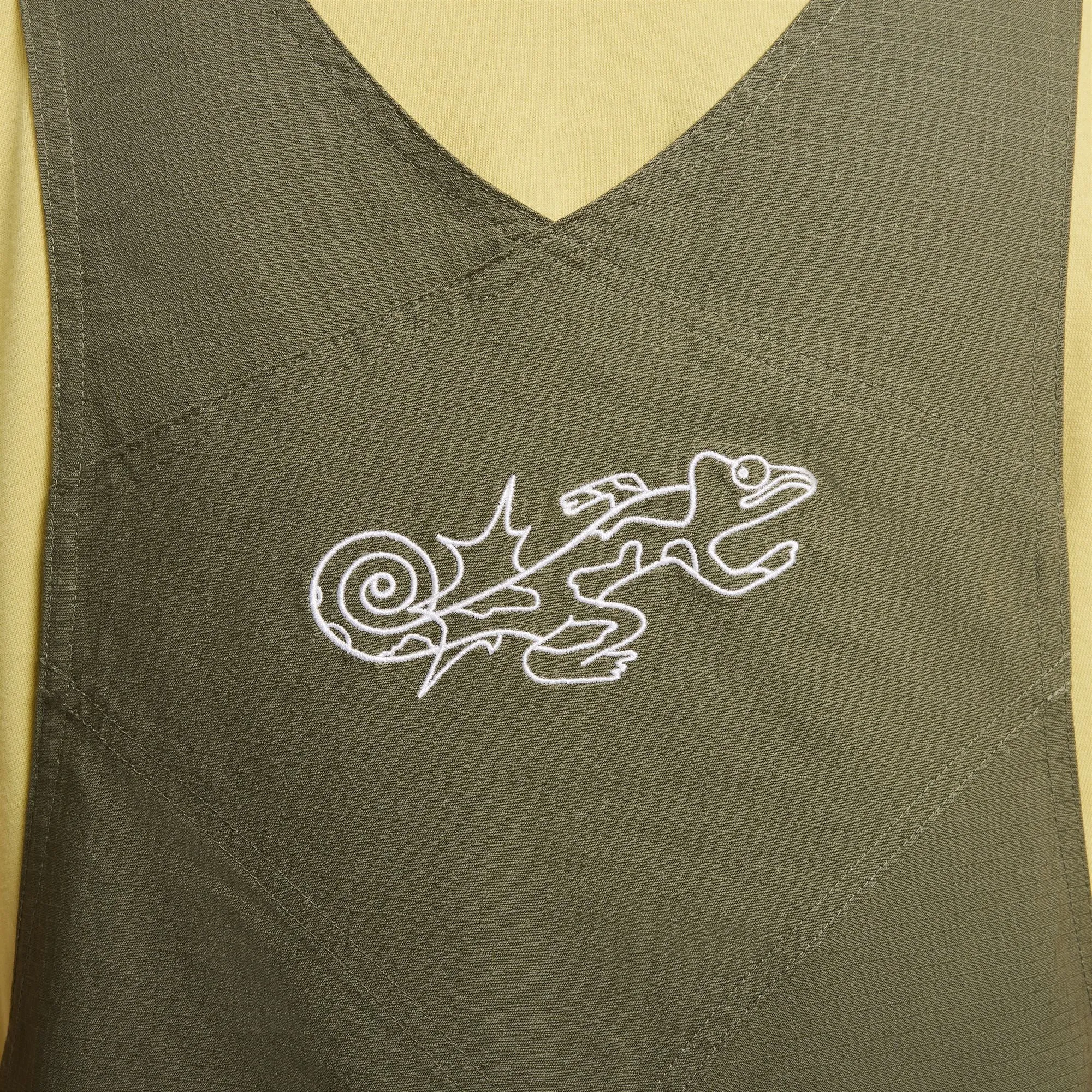 OLYMPIC BIB MEDIUM OLIVE / WHITE
