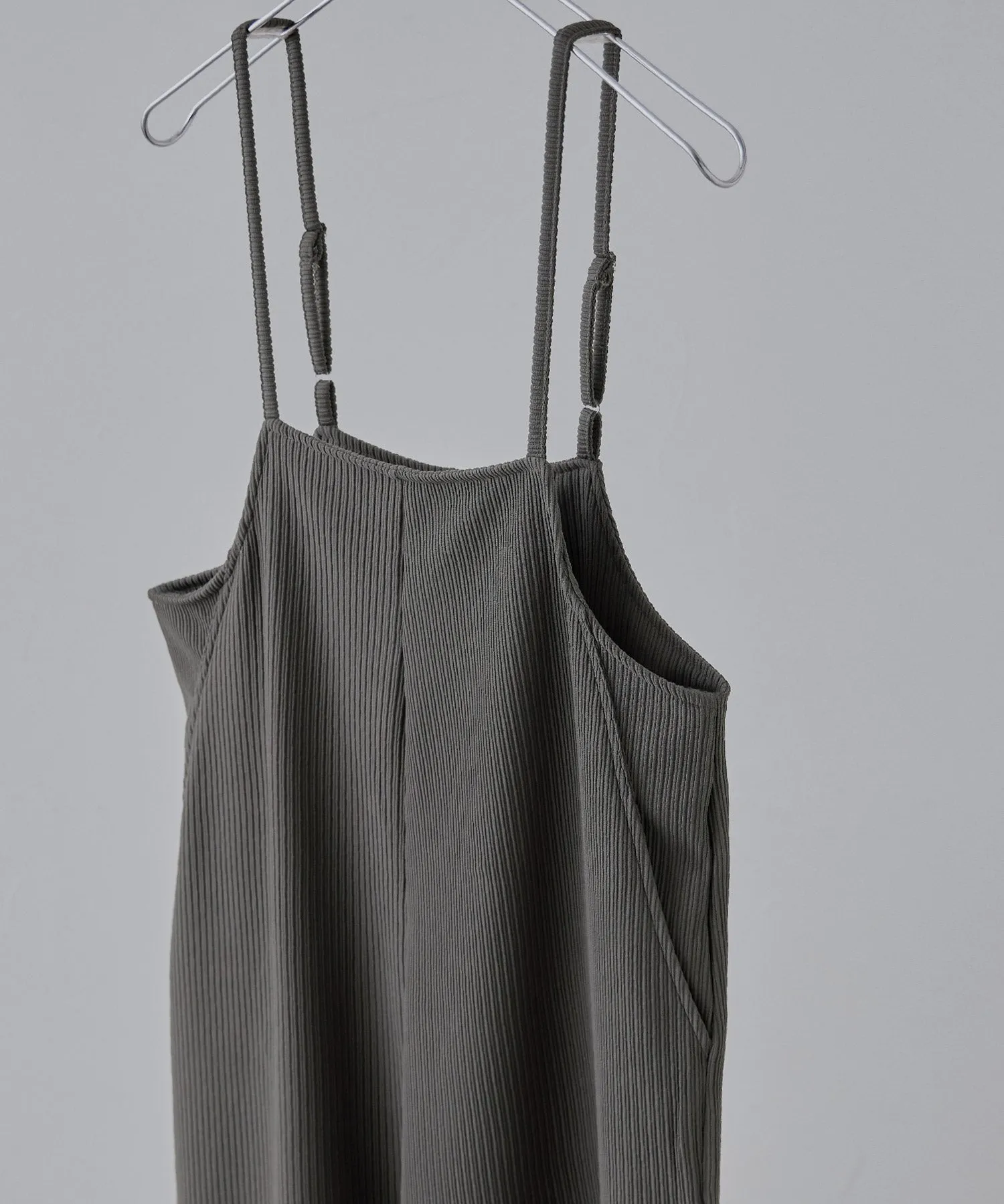 Relaxed pleated wide salopette