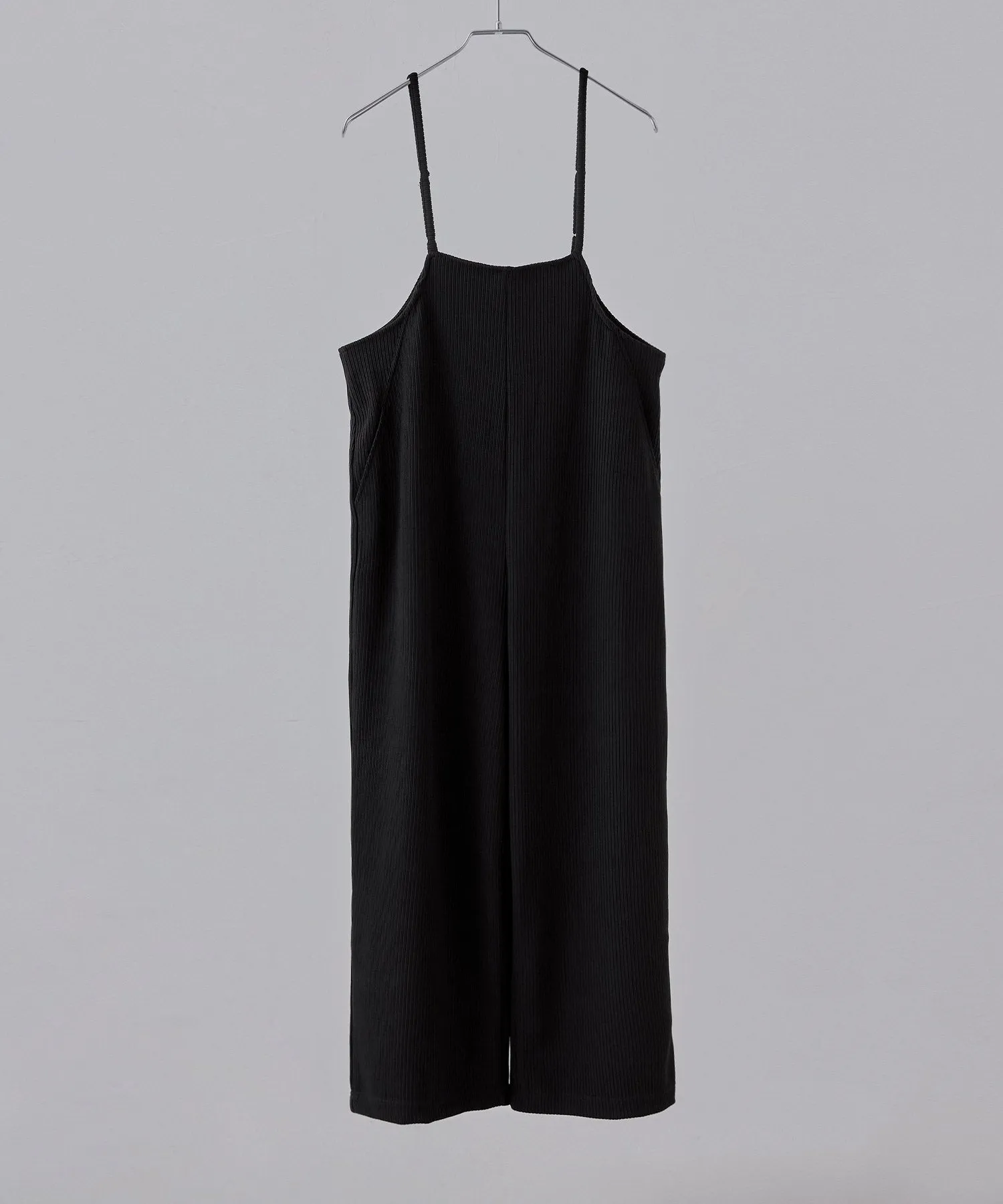 Relaxed pleated wide salopette