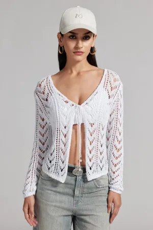 Resort Style Hollow Crochet Top