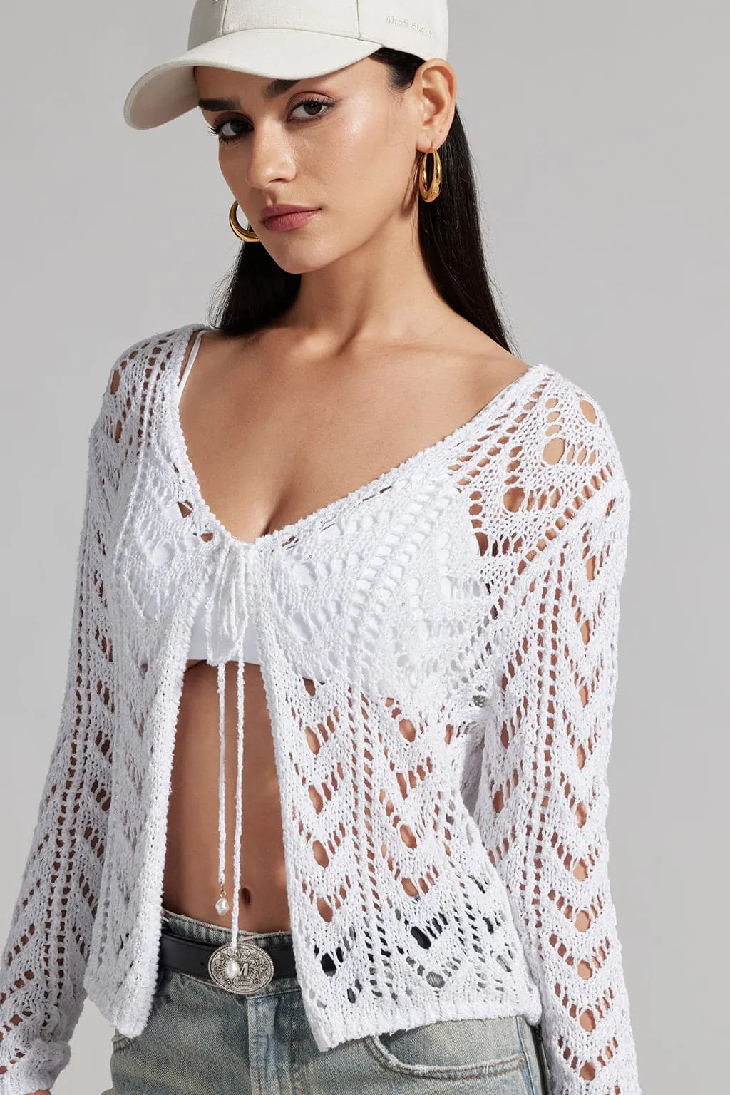 Resort Style Hollow Crochet Top