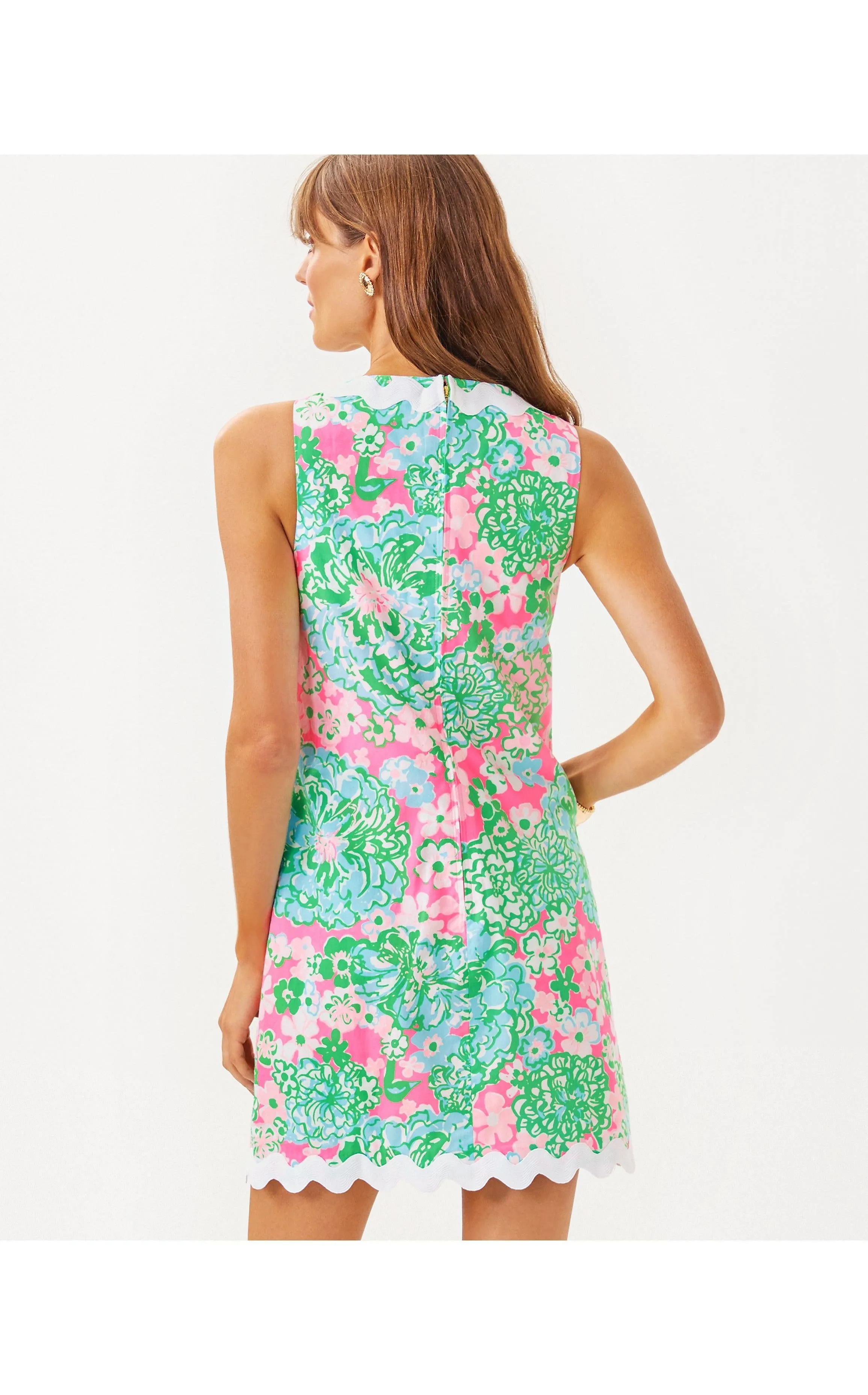 Romey Shift Romper Plumes in Bloom