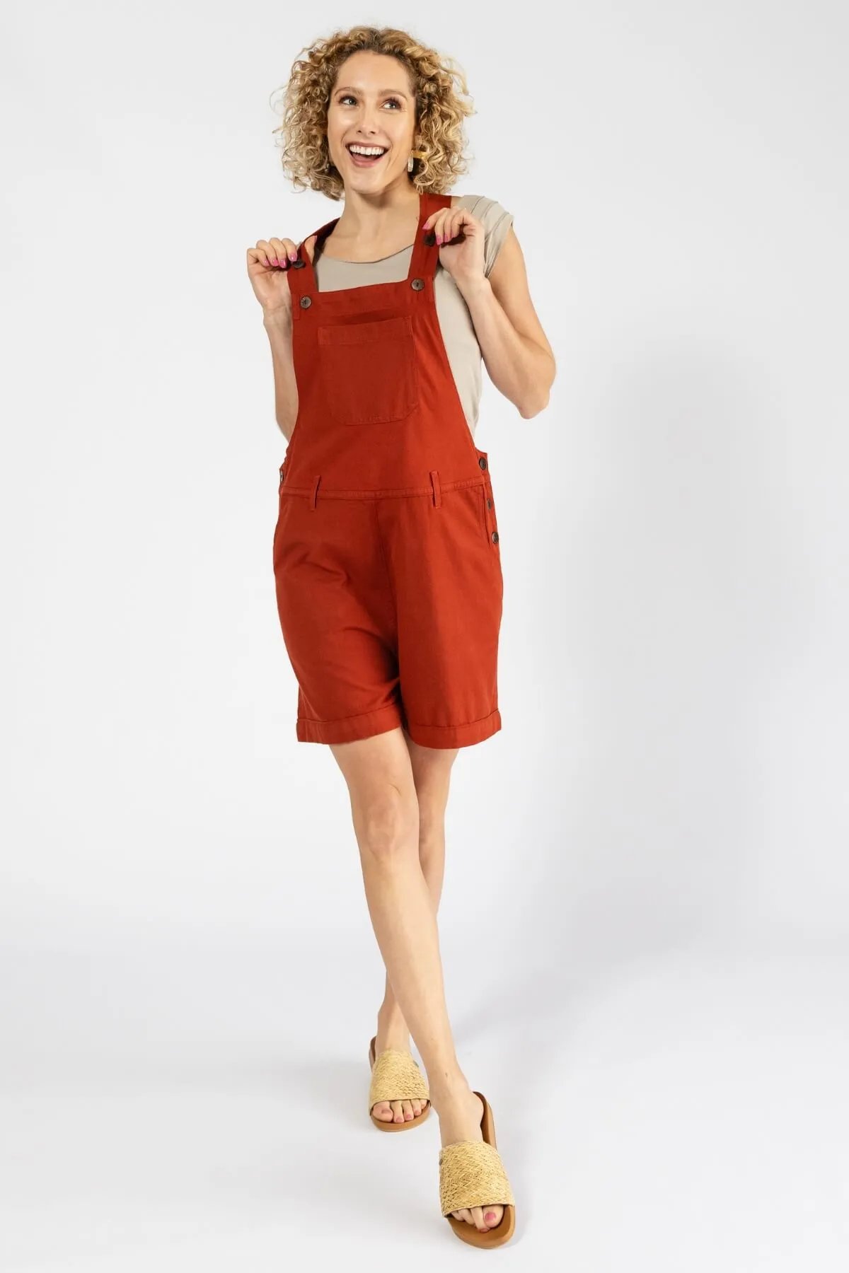 Short Traveller Overalls - Rust