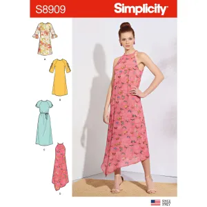 Simplicity Pattern 8909 Misses' Dresses