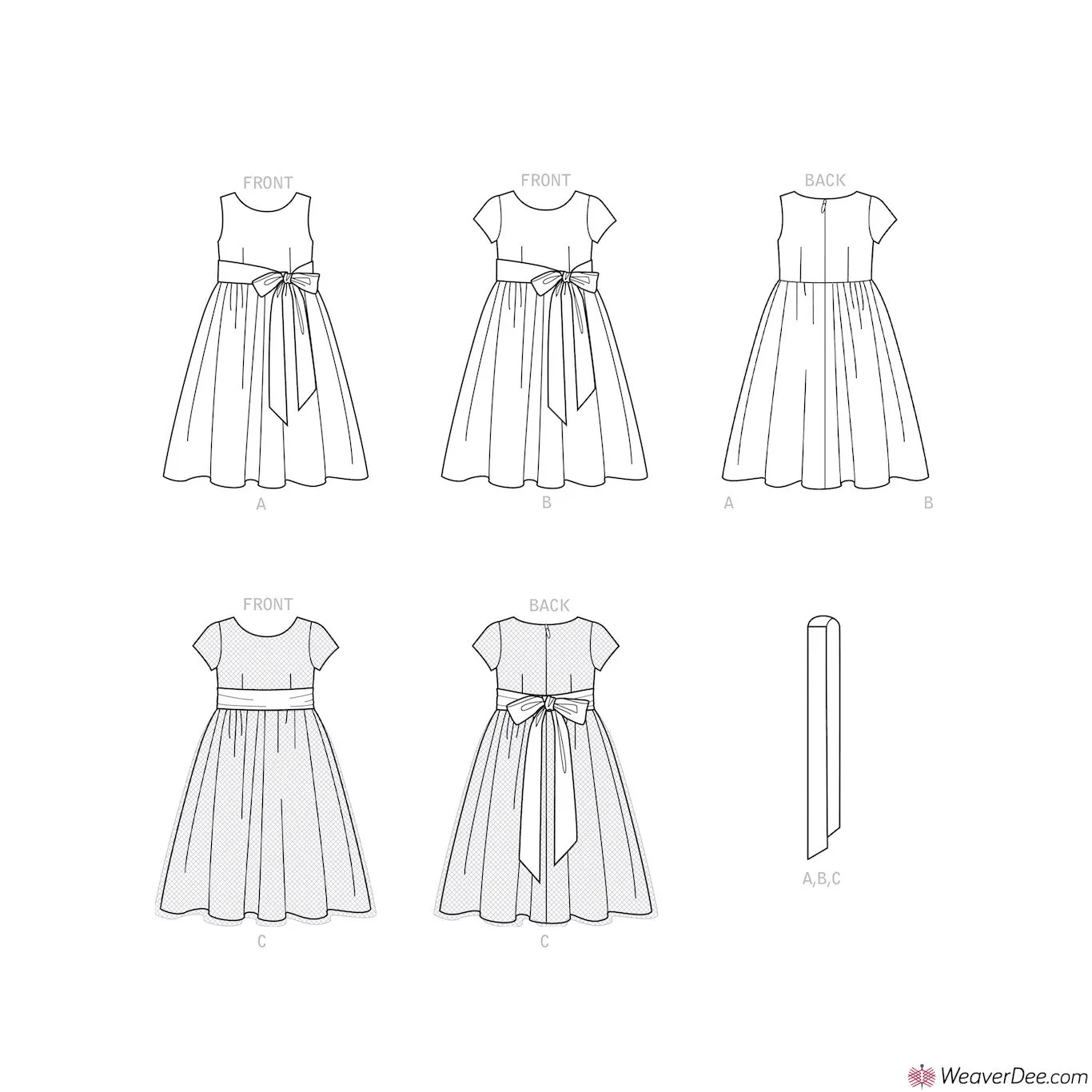 Simplicity Pattern S9246 Children's & Girls' Dresses