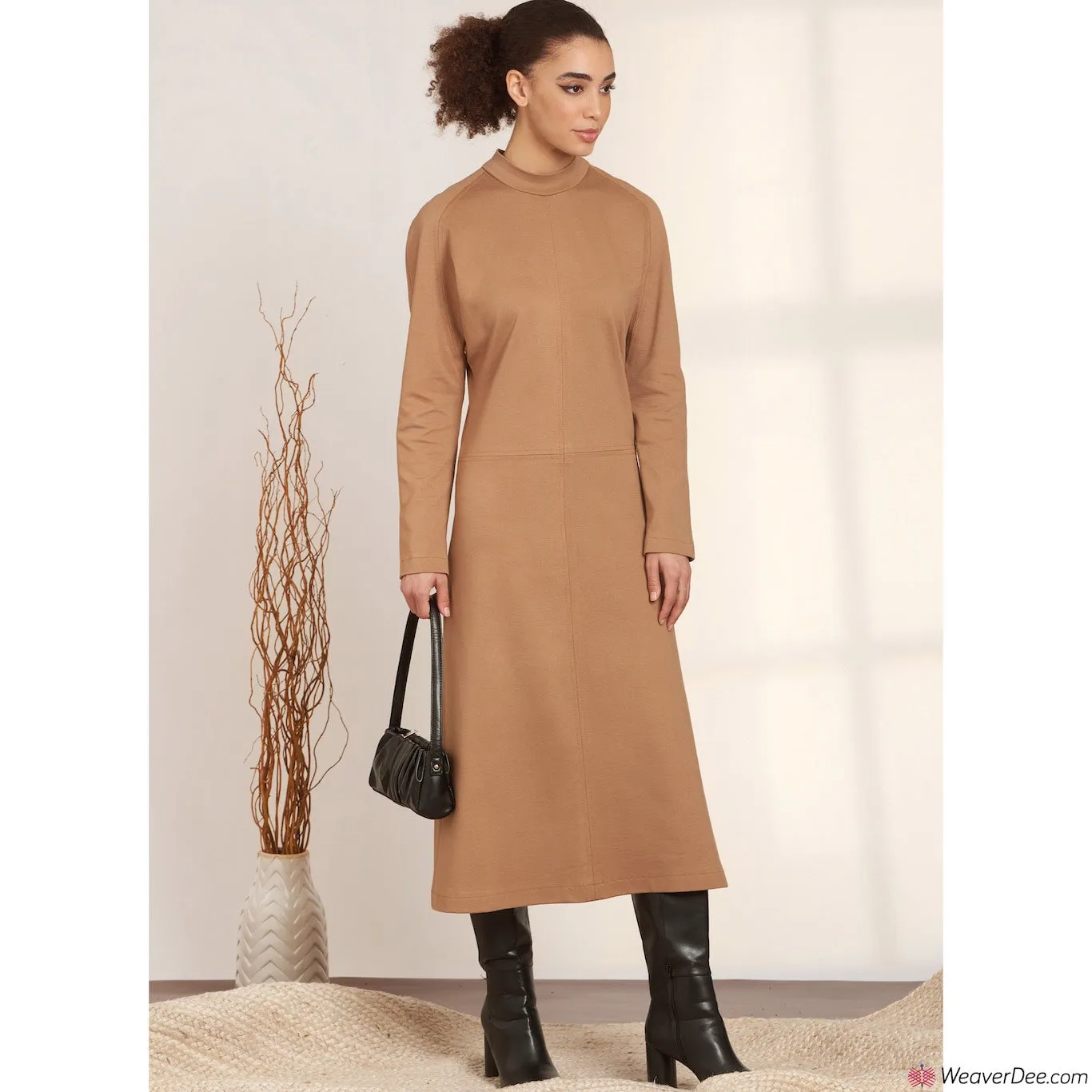 Simplicity Pattern S9640 Misses' Dolman Sleeve Dresses