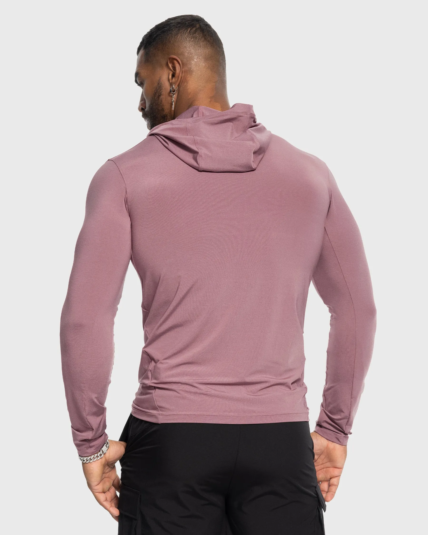 Softest Stealth Hoodie Luxury Touch Stretch Baselayer