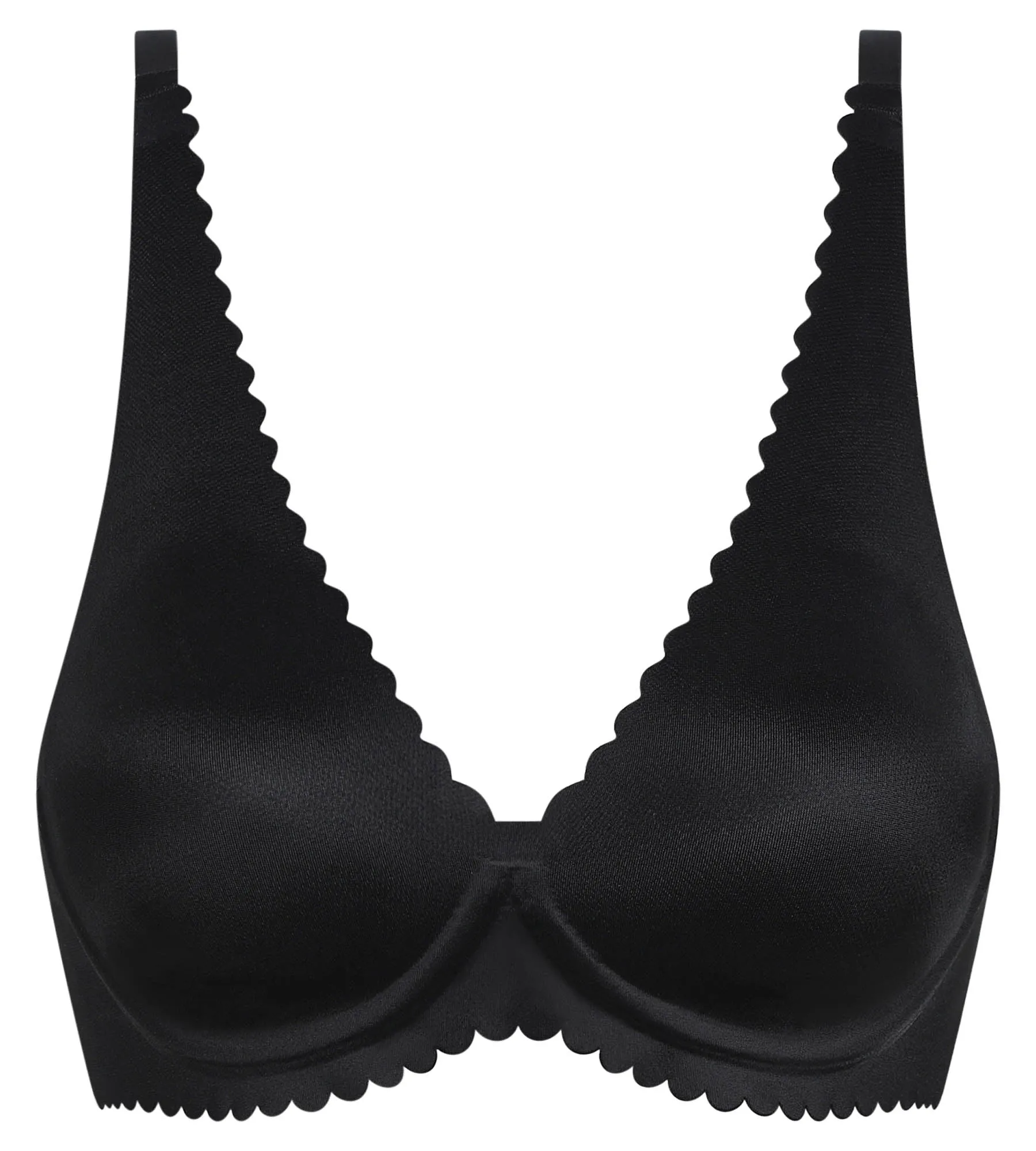 Soutien-gorge foulard à armatures en microfibre Noir Dim Body Touch