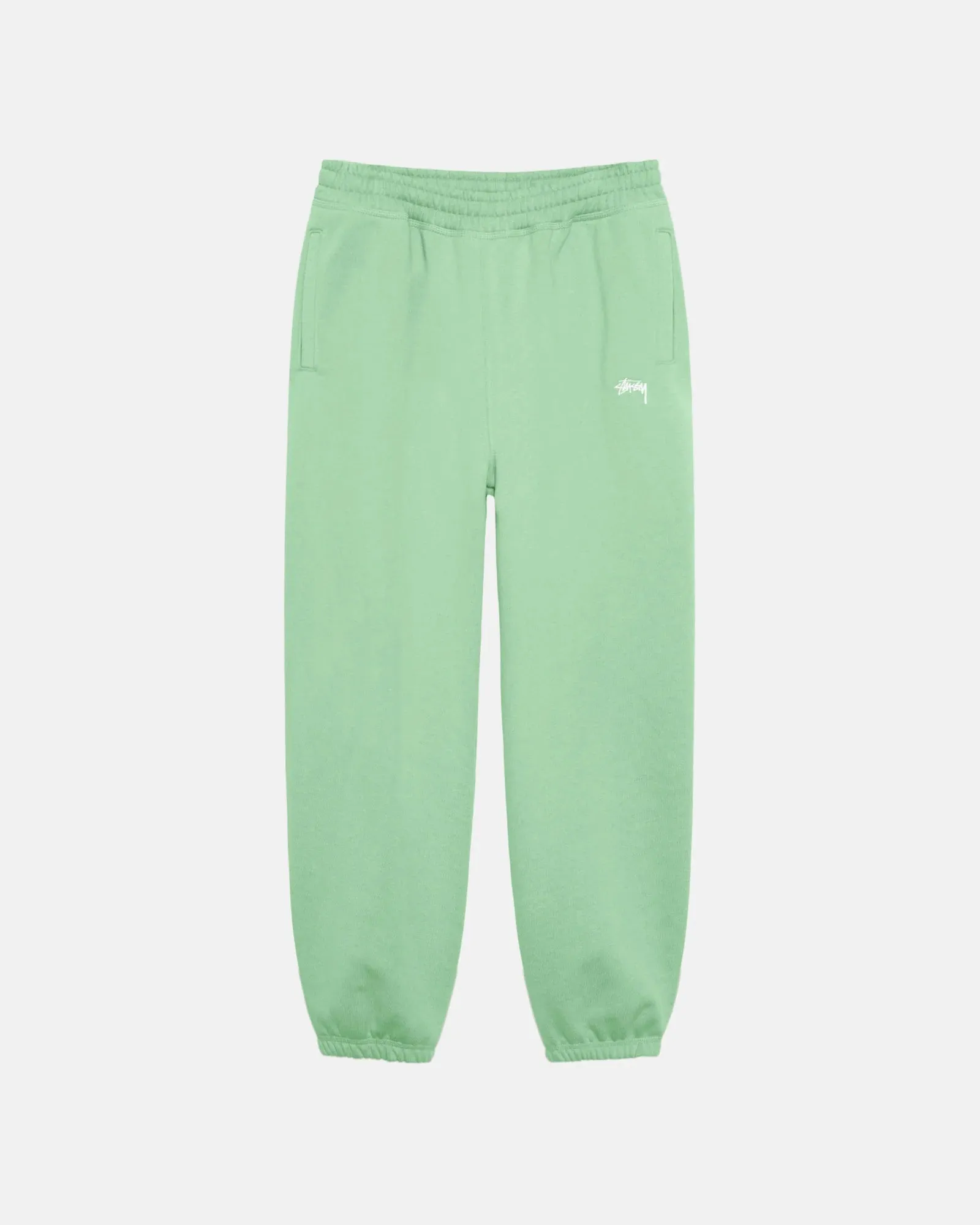 STOCK LOGO SWEATPANT / STUSSY / ZEPHYR GREEN
