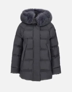 Takan Mqs Women's Down Jacket in Anthracite