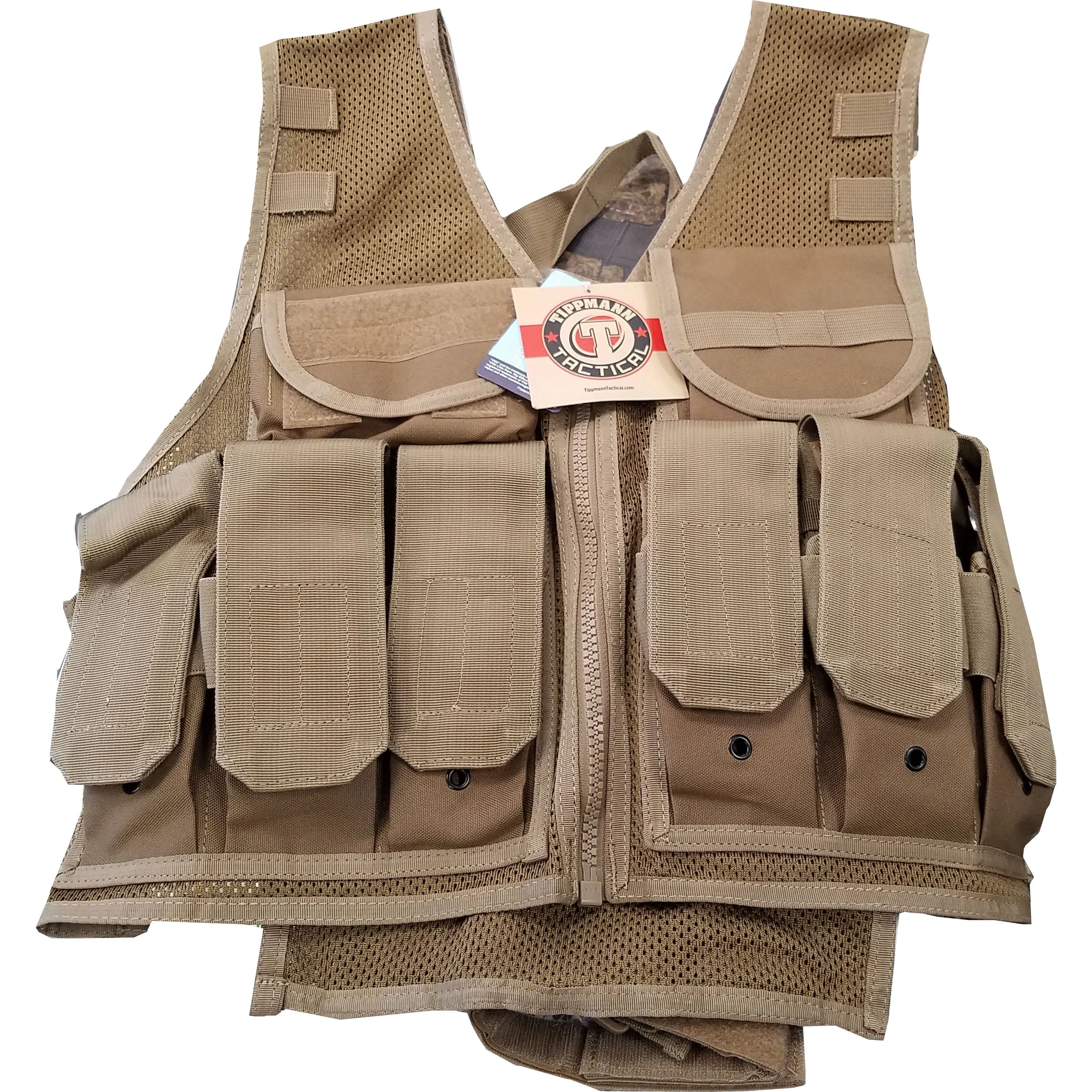 Tippmann Tactical Airsoft Vest Coyote Tan