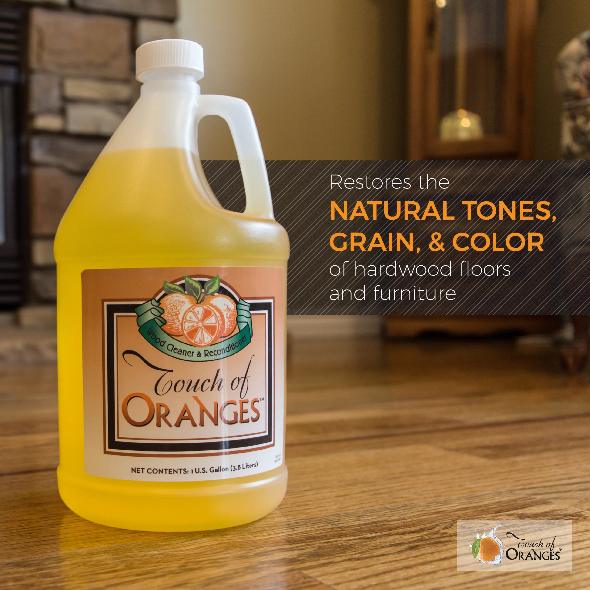 Touch Of Oranges Wood Cleaner