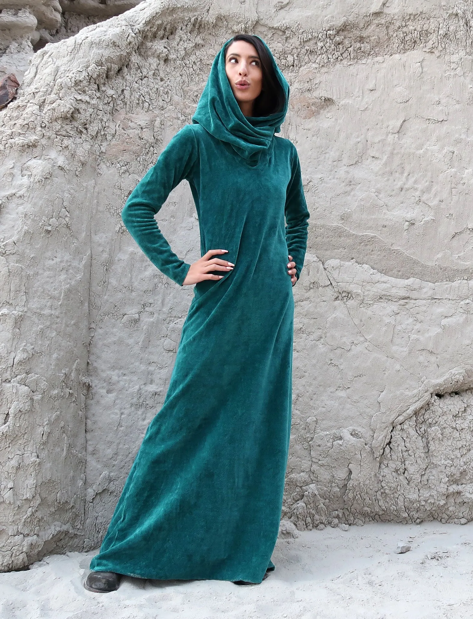 VELOUR Ewok Simplicity Long Dress