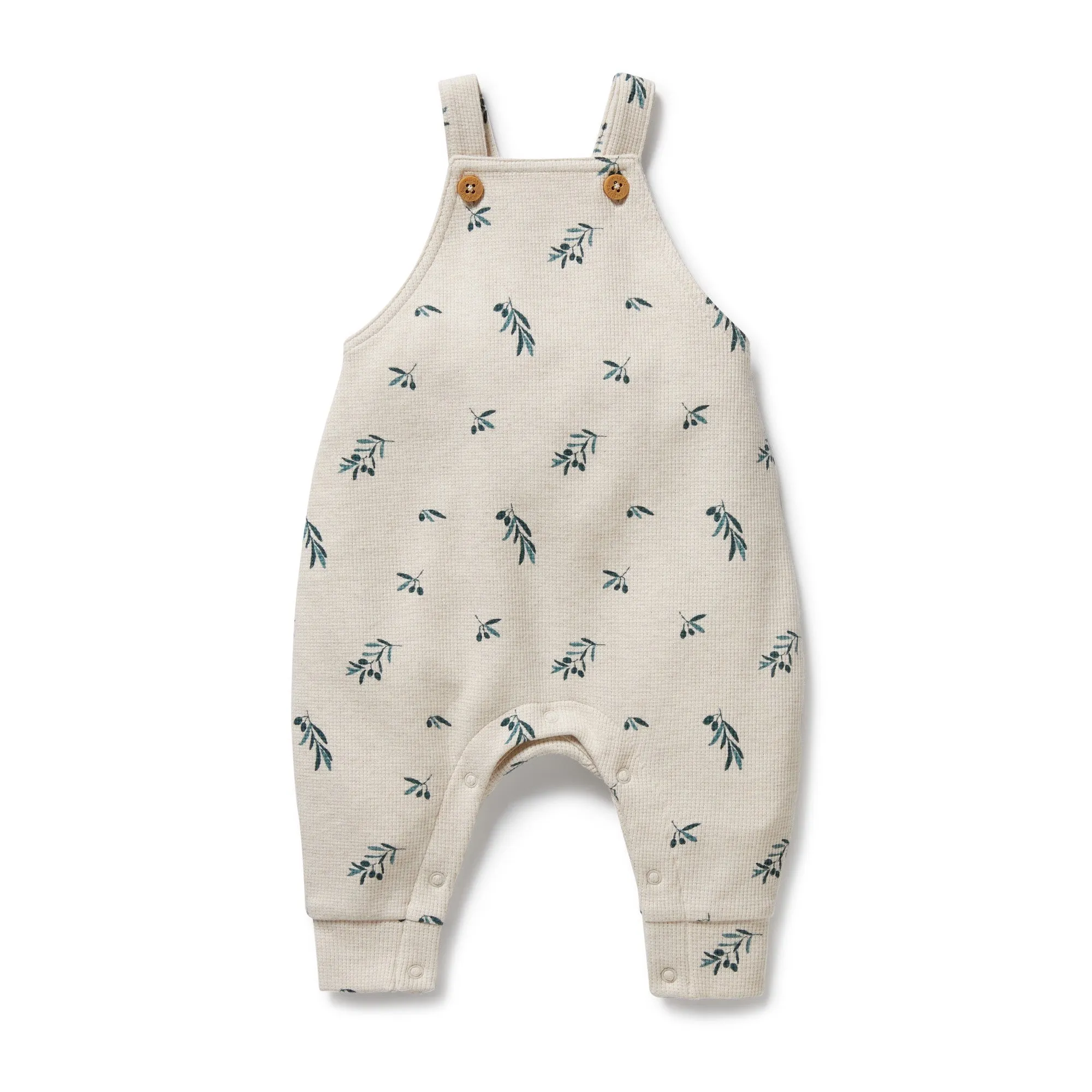 Wilson & Frenchy - Little Olive Organic Waffle Overall