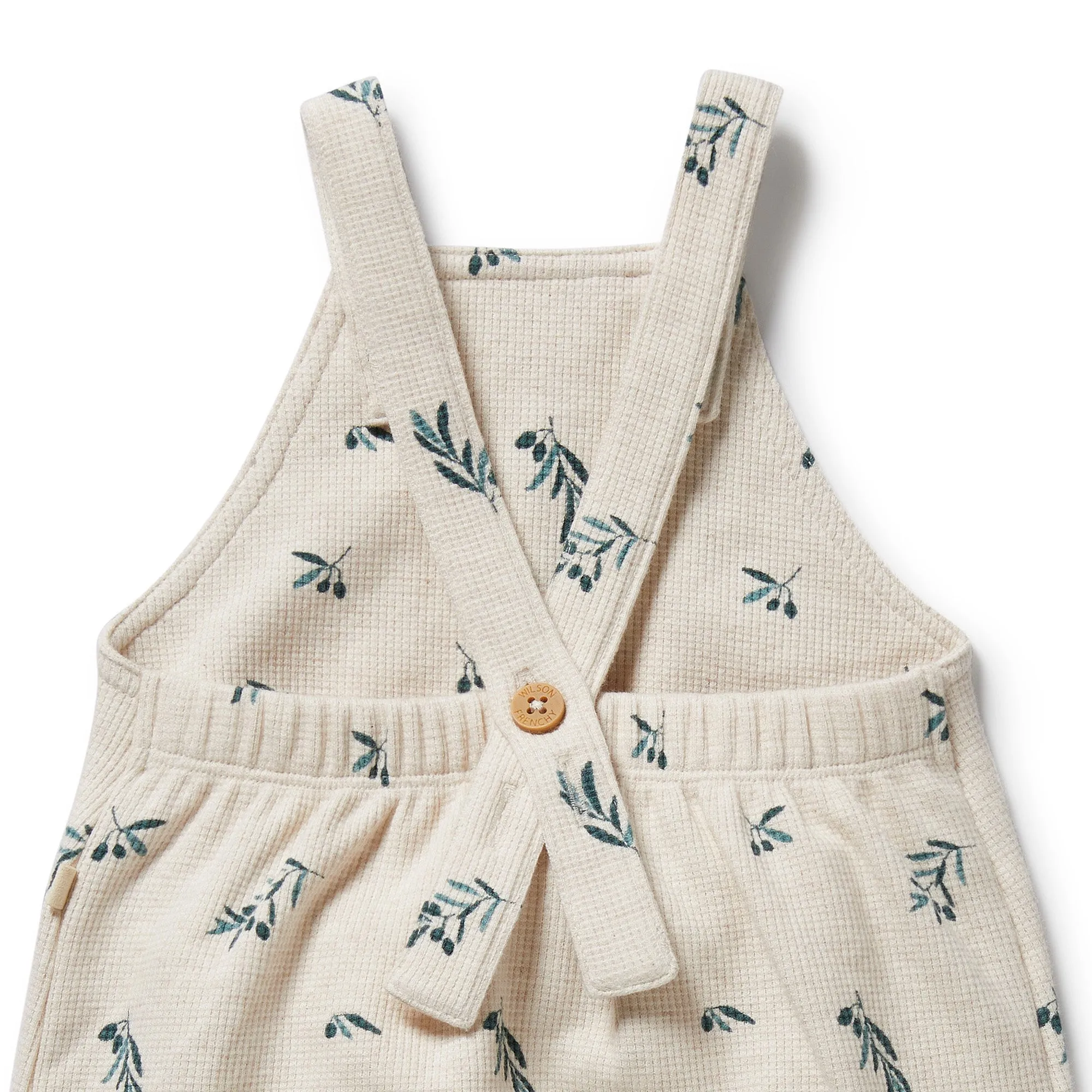 Wilson & Frenchy - Little Olive Organic Waffle Overall